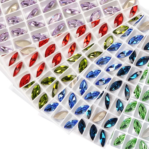 Glitter crystal sew glass - glitter,